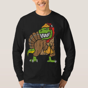 Trex Dinosaur Türkei Funny Toddler Kids Thanksgivi T-Shirt