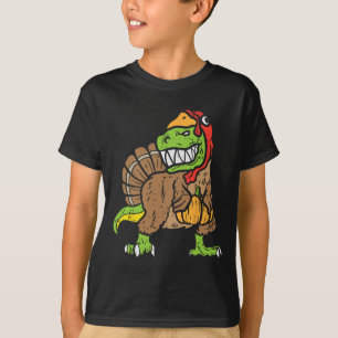 Trex Dinosaur Türkei Spaß Kleinkind Kinder Ernteda T-Shirt