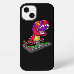 TRex DJ Party Club Disk Jockey Dinosaur EDM Tanz iPhone 13 Hülle