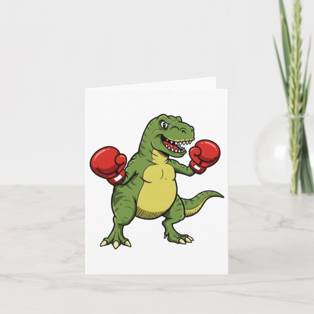 Trex Fighter Sticker Karte (Vorderseite)