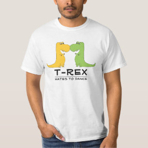 TRex Hasse, zum des lustigen T-Shirts zu tanzen