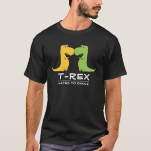 TRex Hasse, zum des lustigen T-Shirts zu tanzen