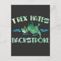 TRex hasst Wassersport Dino