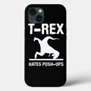 TRex Hates PushUps Funny Dinosaur Dino Parody Joke Case-Mate iPhone Hülle