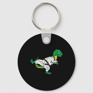 Trex Karate Taekwondo Schwarzer Gürtel Lustiger Di Schlüsselanhänger