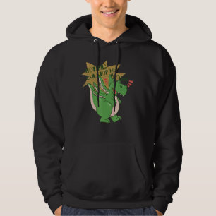 Trex Nichts kann mich Dinosaurier Cool Spaß Retro Hoodie