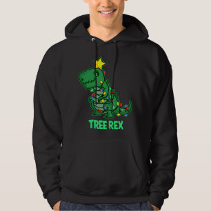 Trex Rex Funny Niedlich Retro Weihnachtsfest Hoodie