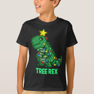 Trex Rex Funny Niedlich Retro Weihnachtsfest T-Shirt