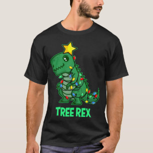 Trex Rex Funny Niedlich Retro Weihnachtsfest T-Shirt