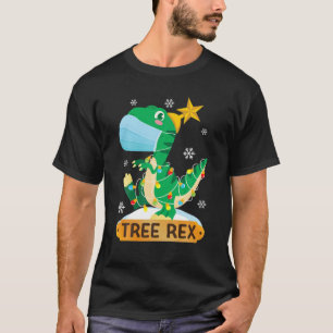 Trex Rex Gesichtsmaske Funny Christmas Pajama für  T-Shirt