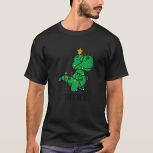 Trex Rex Rex Weihnachts Tyrannosaurus Dino T-Shirt