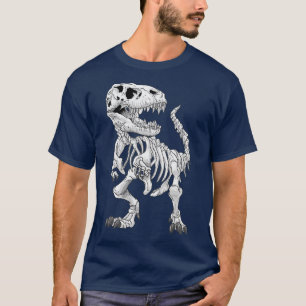 TRex Skelett Dino Knochen Paläontologe Fossil T-Shirt