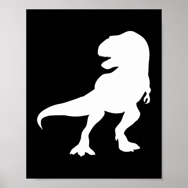 TRex Trex Tyrannosaurus Jurassic Dino Funny Cool G Poster (Vorne)