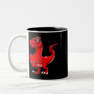 Trex Valentinstag Bekleidung Jugend Kleinkind Kind Zweifarbige Tasse