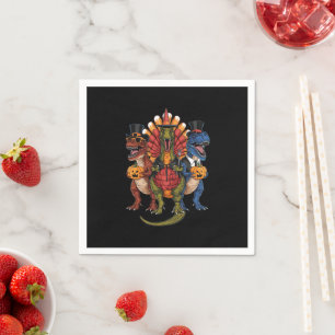 TRexgiving T-Rex Happy Thanksgiving Dinosaurier Serviette