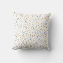 Trey Confetti Wasserfarbe Dots Throw Kissen
