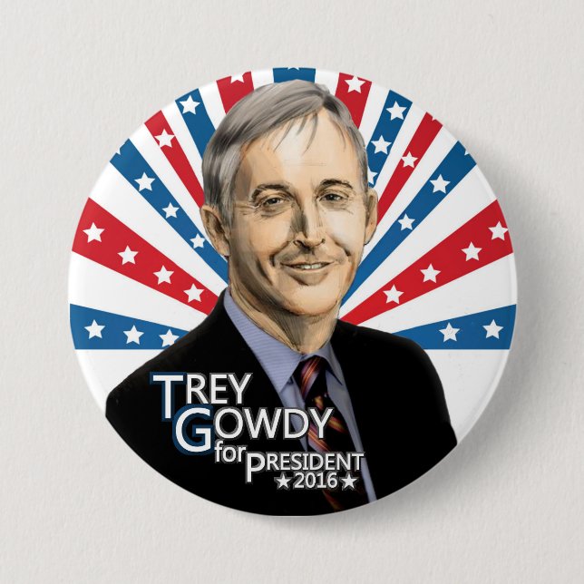 Trey Gowdy für Präsidenten 2016 Button (Vorderseite)