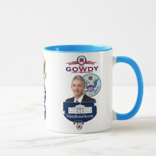 Trey Gowdy für Präsidenten Ringer Mug Tasse