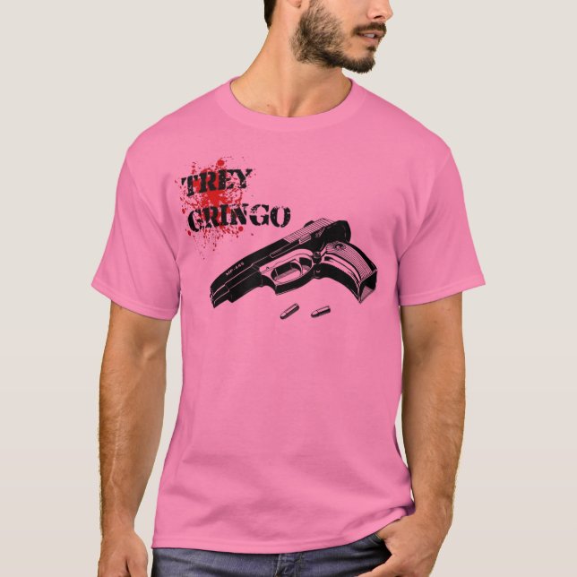Trey rosa höheres T-Shirt (Vorderseite)