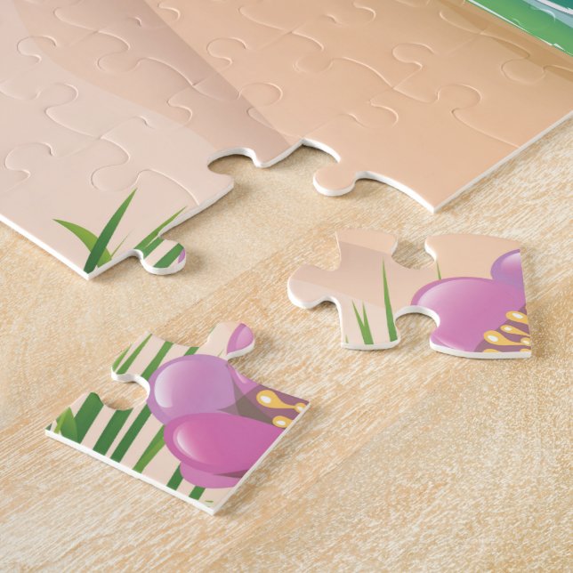 Treyarnon Bay, Reiseplakat Cornwall Puzzle (Seite)