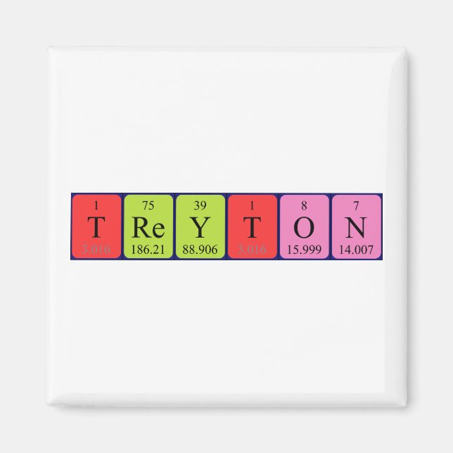 Treyton-Periodenmagnet Magnet (Vorne)