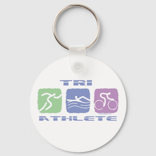 TRI ATHLETE SCHLÜSSELANHÄNGER (Vorderseite)