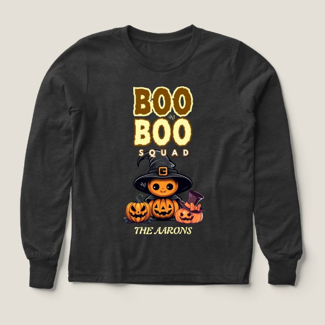Tri-Blend Shirt :  HALLOWEEN Boo-Treat #4 (Design Vorderseite)