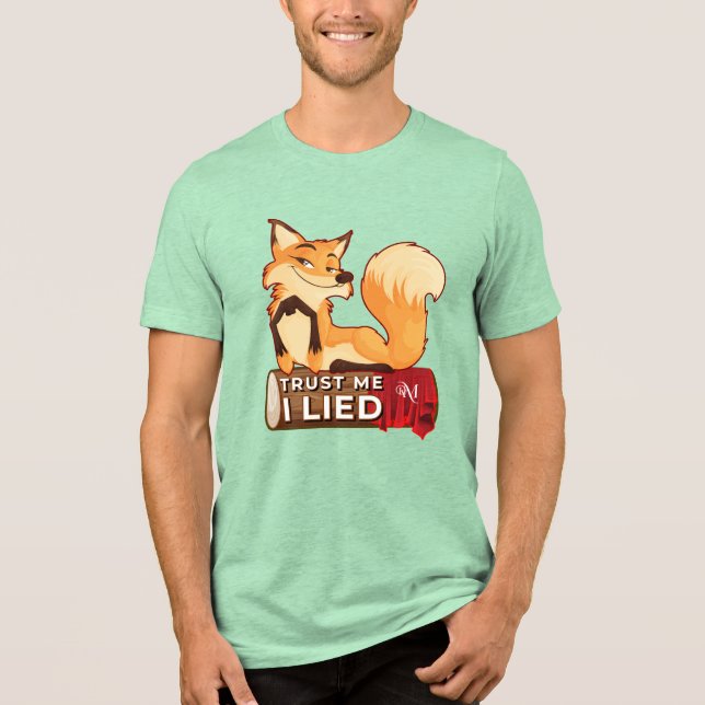 Tri-Blend Shirt : Trust Me (grün) (Vorderseite)