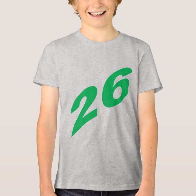 Tri-Blend-T-Shirt grau 26 Tri-Blend Shirt (Vorderseite)