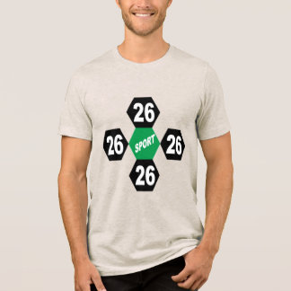 Tri-Blend-T-Shirt Haferflocken DESIGN SPORT 26 Tri-Blend Shirt