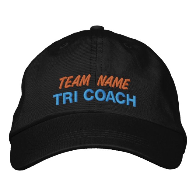 TRI COACH BASEBALL CAP BESTICKTE BASEBALLKAPPE (Vorderseite)