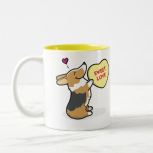 Tri Col. Coffee Mug Corgi das 2015-Pembroke des Zweifarbige Tasse