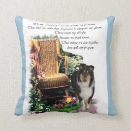 Tri Color Collie Art Ohrts Kissen