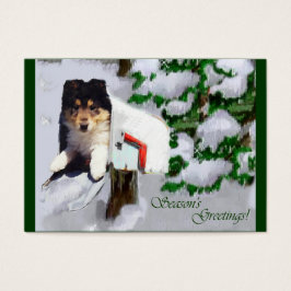 Tri-Color Collie Welpe Weihnachtsgeschenke