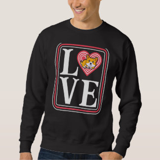 Tri Color Corgi Hund I Liebe My Corgi Sweatshirt