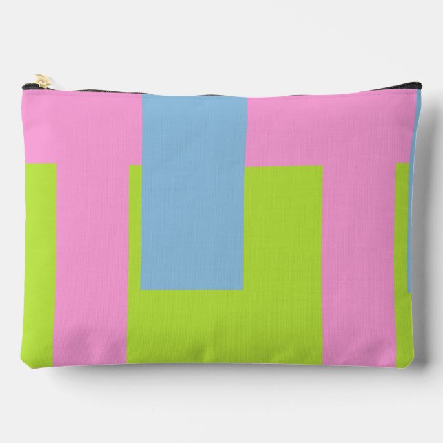 Tri Color Groß Zubehörtasche (Vorderseite)