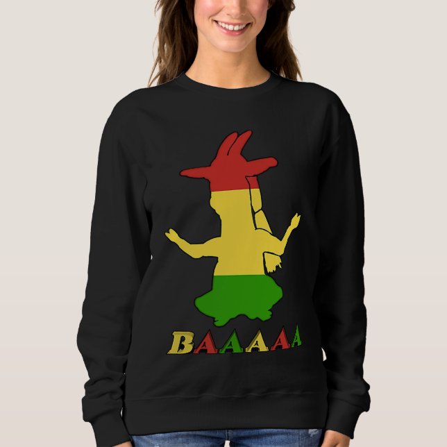 Tri Color Rasta Goat Sweatshirt (Vorderseite)