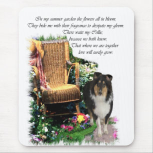 Tri-Color Rough Collie Kunstgeschenke Mousepad