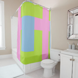 Tri Color Shower Curtain Duschvorhang
