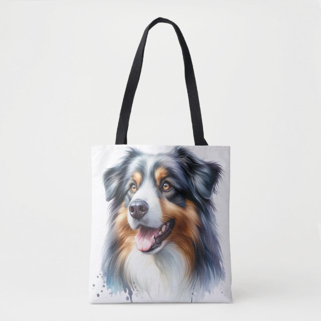 Tri-Colored Australian Shepherd Dog (Vorderseite)