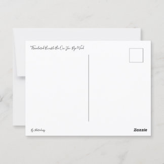 Tri-Colored Bumble Bee on Joe-Pye-Weed Postcard Postkarte