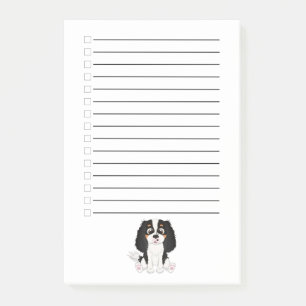 Tri Colored Cavalier King Charles Spaniel    Post-it Klebezettel