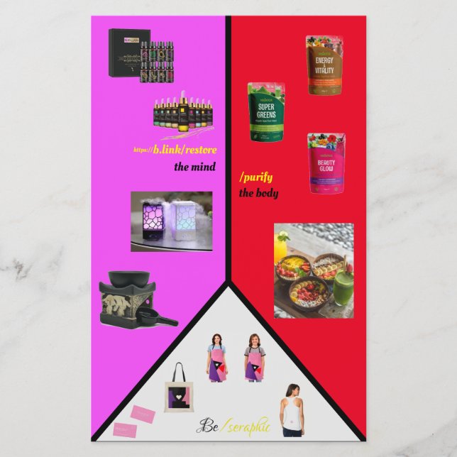 Tri-Contrast Kleiner Flyer - A6-esque Anpassung (Vorne)