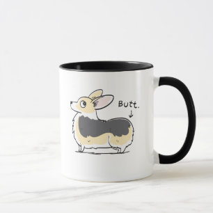 Tri FarbePembrokecorgi-Hintern-Tasse Tasse
