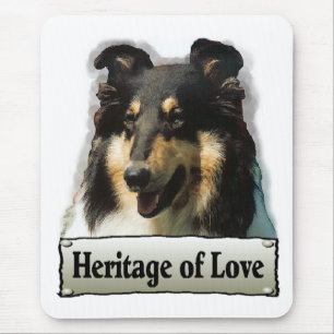 Tri Farbraue Collie-Geschenke Mousepad