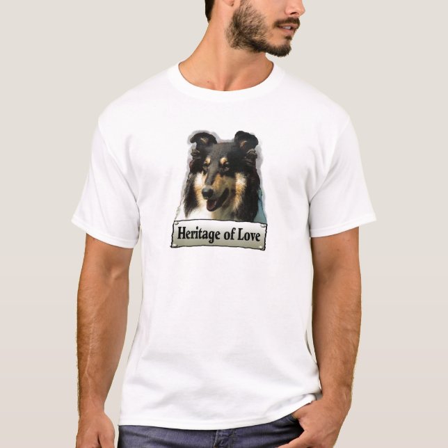 Tri Farbraue Collie-Geschenke T-Shirt (Vorderseite)