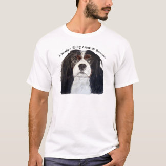 Tri Farbunbekümmerter Königcharles Spaniel T-Shirt