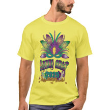 Tri-feather Mardi Gras 2025 T - Shirt