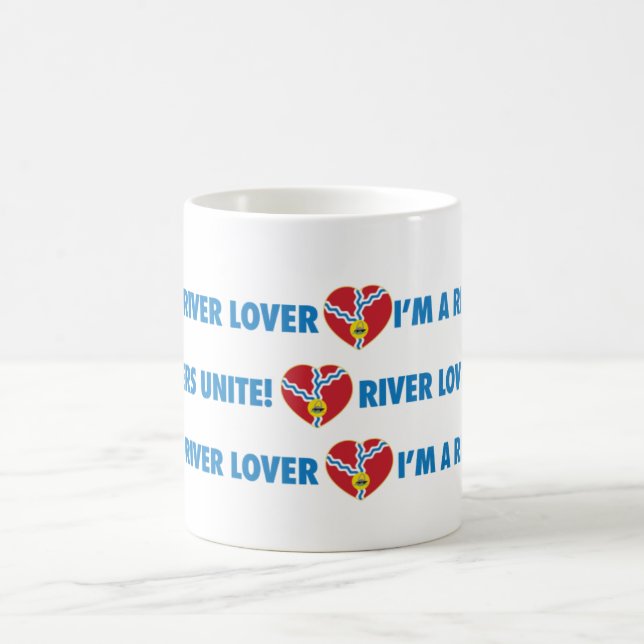 Tri Fluss Liebhaber-Tasse Kaffeetasse (Mittel)