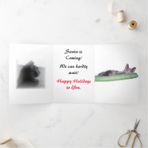 Tri-Fold-Karte - Weihnachtsaufregung